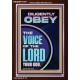 DILIGENTLY OBEY THE VOICE OF THE LORD OUR GOD  Unique Power Bible Portrait  GWARK11901  