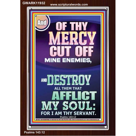 DESTROY ALL THEM THAT AFFLICT MY SOUL   Church Portrait  GWARK11932  