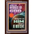 WORK THE WORKS OF GOD  Eternal Power Portrait  GWARK11949  "25x33"