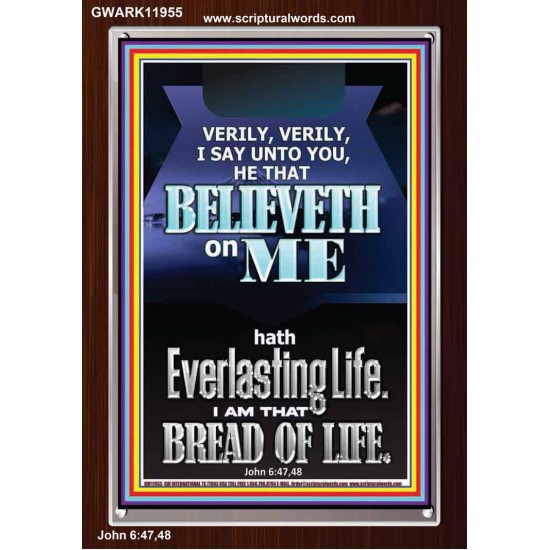 I AM THAT BREAD OF LIFE  Unique Power Bible Portrait  GWARK11955  