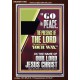 GO IN PEACE THE PRESENCE OF THE LORD BE WITH YOU  Ultimate Power Portrait  GWARK11965  