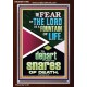 THE FEAR OF THE LORD IS THE FOUNTAIN OF LIFE  Large Scripture Wall Art  GWARK11966  