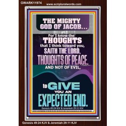 THOUGHTS OF PEACE AND NOT OF EVIL  Scriptural Décor  GWARK11974  "25x33"