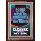 WASH ME THOROUGLY FROM MINE INIQUITY  Scriptural Verse Portrait   GWARK11985  