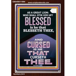 BLESSED IS HE THAT BLESSETH THEE  Encouraging Bible Verse Portrait  GWARK11994  "25x33"