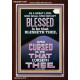 BLESSED IS HE THAT BLESSETH THEE  Encouraging Bible Verse Portrait  GWARK11994  
