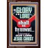 THE GLORY OF THE LORD SHALL BE THY REREWARD  Scripture Art Prints Portrait  GWARK12003  "25x33"