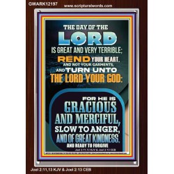 REND YOUR HEART AND NOT YOUR GARMENTS  Biblical Paintings Portrait  GWARK12197  "25x33"