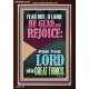 FEAR NOT O LAND THE LORD WILL DO GREAT THINGS  Christian Paintings Portrait  GWARK12198  