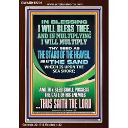 IN BLESSING I WILL BLESS THEE  Contemporary Christian Print  GWARK12201  "25x33"