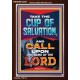 TAKE THE CUP OF SALVATION AND CALL UPON THE NAME OF THE LORD  Scripture Art Portrait  GWARK12203  