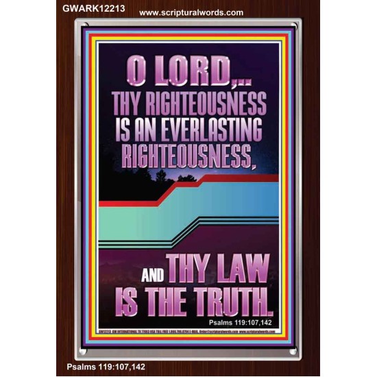 THY LAW IS THE TRUTH O LORD  Religious Wall Art   GWARK12213  