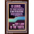 THY LAW IS THE TRUTH O LORD  Religious Wall Art   GWARK12213  "25x33"