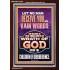 LET NO MAN DECEIVE YOU WITH VAIN WORDS  Church Picture  GWARK12226  "25x33"