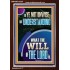 UNDERSTAND WHAT THE WILL OF THE LORD IS  Sanctuary Wall Picture Portrait  GWARK12228  "25x33"