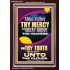 ABBA FATHER THY MERCY IS GREAT ABOVE THE HEAVENS  Scripture Art  GWARK12272  "25x33"