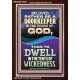 RATHER BE A DOORKEEPER IN THE HOUSE OF GOD THAN IN THE TENTS OF WICKEDNESS  Scripture Wall Art  GWARK12283  