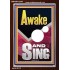 AWAKE AND SING  Bible Verse Portrait  GWARK12293  "25x33"