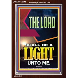 BE A LIGHT UNTO ME  Bible Verse Portrait  GWARK12294  "25x33"