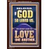 LOVE ONE ANOTHER  Wall Décor  GWARK12299  "25x33"