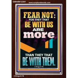 THEY THAT BE WITH US ARE MORE THAN THEM  Modern Wall Art  GWARK12301  "25x33"