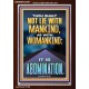 NEVER LIE WITH MANKIND AS WITH WOMANKIND IT IS ABOMINATION  Décor Art Works  GWARK12305  