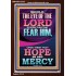 THEY THAT HOPE IN HIS MERCY  Unique Scriptural ArtWork  GWARK12332  "25x33"