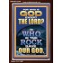 WHO IS THE ROCK SAVE OUR GOD  Art & Décor Portrait  GWARK12348  "25x33"