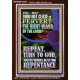 REPENT AND DO WORKS BEFITTING REPENTANCE  Custom Portrait   GWARK12355  