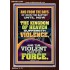 THE KINGDOM OF HEAVEN SUFFERETH VIOLENCE AND THE VIOLENT TAKE IT BY FORCE  Bible Verse Wall Art  GWARK12389  "25x33"