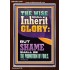THE WISE SHALL INHERIT GLORY  Unique Scriptural Picture  GWARK12401  "25x33"