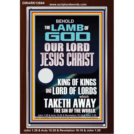 THE LAMB OF GOD OUR LORD JESUS CHRIST WHICH TAKETH AWAY THE SIN OF THE WORLD  Ultimate Power Portrait  GWARK12664  
