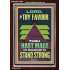 BY THY FAVOUR THOU HAST MADE MY MOUNTAIN TO STAND STRONG  Scriptural Décor Portrait  GWARK13008  "25x33"