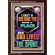 BE UNITED TOGETHER AS A LIVING PLACE OF GOD IN THE SPIRIT  Scripture Portrait Signs  GWARK13016  