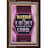 BLESSED BE HE THAT COMETH IN THE NAME OF THE LORD  Scripture Art Work  GWARK13048  "25x33"