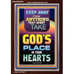 KEEP YOURSELVES FROM IDOLS  Sanctuary Wall Portrait  GWARK9394  "25x33"