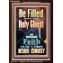 BE FILLED WITH THE HOLY GHOST  Righteous Living Christian Portrait  GWARK9994  "25x33"