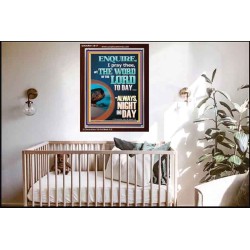 STUDY THE WORD OF THE LORD DAY AND NIGHT  Large Wall Accents & Wall Portrait  GWARK11817  "25x33"