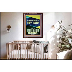 MAKE THE LAW OF THE LORD THY MEDITATION DAY AND NIGHT  Custom Wall Décor  GWARK11825  "25x33"