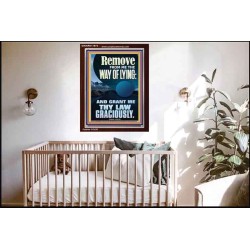 REMOVE FROM ME THE WAY OF LYING  Bible Verse for Home Portrait  GWARK11873  "25x33"