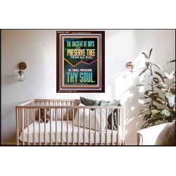 THE ANCIENT OF DAYS SHALL PRESERVE THEE FROM ALL EVIL  Children Room Wall Portrait  GWARK11906  "25x33"