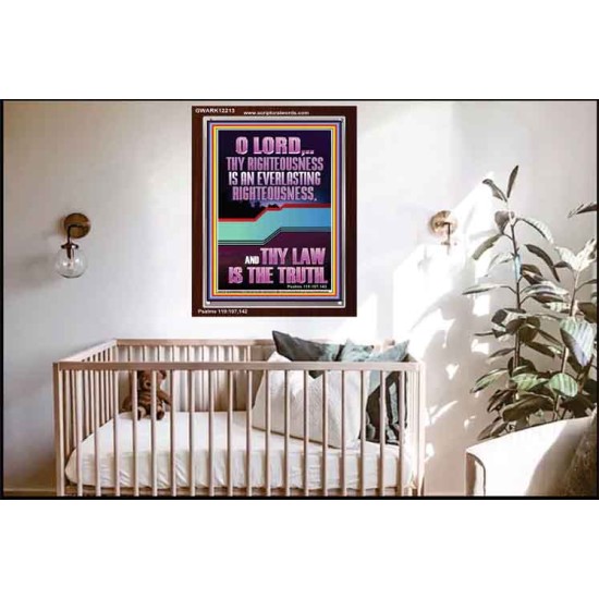 THY LAW IS THE TRUTH O LORD  Religious Wall Art   GWARK12213  