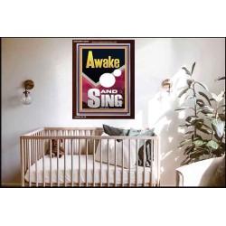 AWAKE AND SING  Bible Verse Portrait  GWARK12293  "25x33"