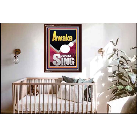 AWAKE AND SING  Bible Verse Portrait  GWARK12293  