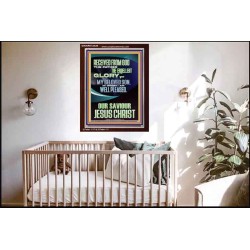 RECEIVED FROM GOD THE FATHER THE EXCELLENT GLORY  Ultimate Inspirational Wall Art Portrait  GWARK12425  "25x33"
