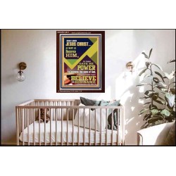 POWER TO BECOME THE SONS OF GOD THAT BELIEVE ON HIS NAME  Children Room  GWARK12941  "25x33"