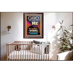 MY COUNSEL SHALL STAND  Ultimate Inspirational Wall Art Portrait  GWARK9386  "25x33"