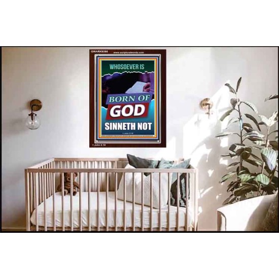 GOD'S CHILDREN DO NOT CONTINUE TO SIN  Righteous Living Christian Portrait  GWARK9390  