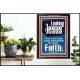 LOOKING UNTO JESUS THE FOUNDER AND FERFECTER OF OUR FAITH  Bible Verse Portrait  GWARK12119  