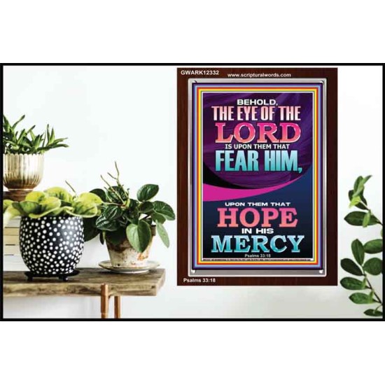 THEY THAT HOPE IN HIS MERCY  Unique Scriptural ArtWork  GWARK12332  